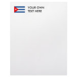 Cuba Flag Letterhead Template