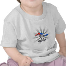 Cuba Flag Map 2.0 Tee Shirts