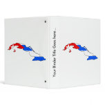 Cuba Flag Map full size binders