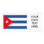 Cuba Flag Personalized Photo Card