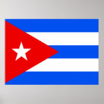 Cuba Flag Print