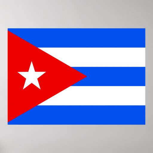 Cuba Flag Print Zazzle