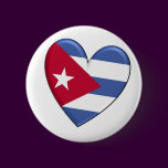 Cuba Heart Flag