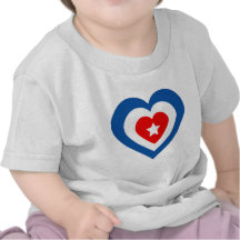 cuba-heart t-shirts