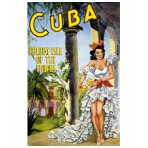 CUBA HOLIDAY ISLAND OF THE TROPICS T SHIRT