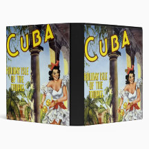 Cuba Holiday Isle Of The Tropics Binders