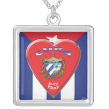 Cuba in my Heart Necklace