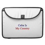 Cuba Is My Country MacBook Pro Sleeves