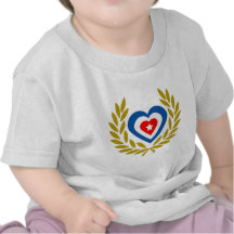 cuba-laurel-heart tee shirt
