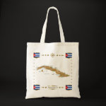 Cuba Map Flag Border Bag