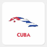 CUBA MAP STICKERS