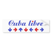 Cuba! Revolution design! bumper stickers by angeria Cuba! Revolution design! bumper stickers