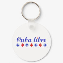 Cuba! Revolution design! keychains