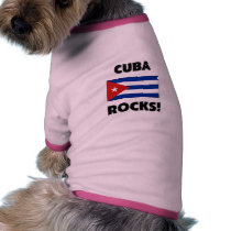 Cuba Rocks pet clothing by flagshirt Cuba Rocks pet clothing