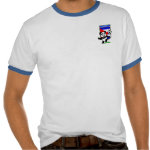This adorable little panda is too cute! He's featured in front of a large flag from Cuba and ready to play football and score some goals. This cute design is perfect for football players and soccer fans.