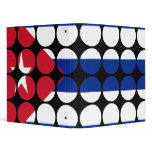 Cuba Stylish Girly Chic : Polka Dot Cuban Flag Vinyl Binders