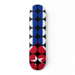 Cuba Stylish Girly Chic : Polka Dot Cuban Flag Skate Decks