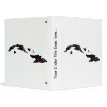 Cuba Trendy Peace Sign with Cuban map 3 Ring Binder