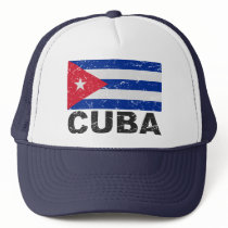 Cuba Vintage Flag hats