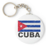 Cuba Vintage Flag Keychains