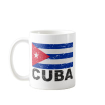 Cuba Vintage Flag mugs