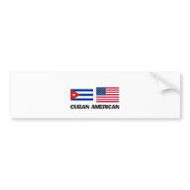 Cuban American bumper stickers by flagshirt Cuban American bumper stickers