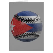 Cuban Baseball Greeting Card