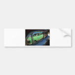 Cuban car reflection bumper sticker