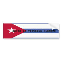 Cuban Flag bumper stickers by green_seahorse Cuban Flag bumper stickers