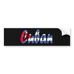 Cuban Flag Bumpersticker Bumper Stickers