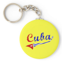 Cuban Flag Key Chains