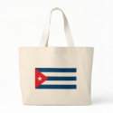 Cuban Flag Tote Bag by FlagTshirts Cuban Flag Tote Bag