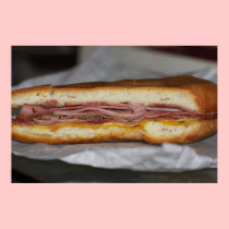 Cuban Sandwich on Canvas Print posters