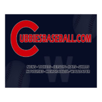 CubbiesBaseball.com Logo posters by cubbiesbaseball CubbiesBaseball.com Logo posters