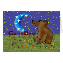 Cubby Bear Card