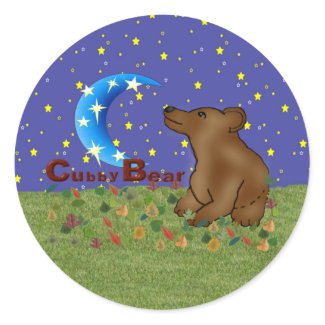Cubby Bear sticker