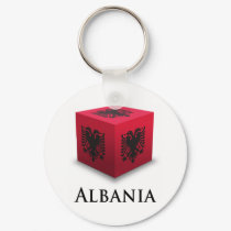 Cube Albania keychains by teyes143 Cube Albania keychains