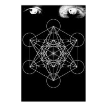 "Cube of Metatron" posters