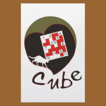 Cube stationery