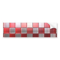 Cubes Bumper Sticker bumper stickers