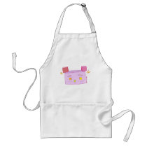 Cubic Bear Doodle Art Apron