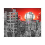 Cubic frame work 3 post cards