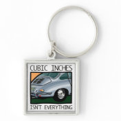 Cubic inches isn't everything: Air-cooled 356 car Key Chain