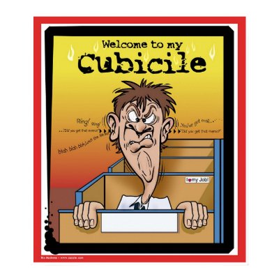 Cubicile Poster by rio_madness