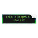 cubicle bumper sticker bumper stickers