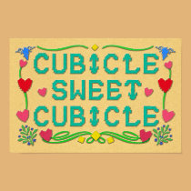 Cubicle Sweet Cubicle Print posters