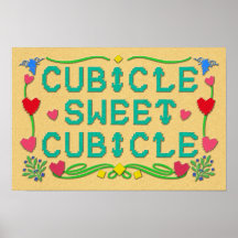 Cubicle Sweet Cubicle Print