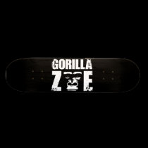 Cubierta del patín de Zoe del gorila patineta