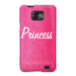 Cubierta del teléfono celular de la princesa de la galaxy s2 carcasa