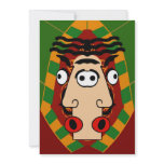 Cubism Egyptian Face Personalized Invites